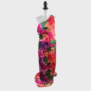 NEW Show Me Your MuMu Jodie Maxi Dress Water Lily Wedding Party XL (10-12)